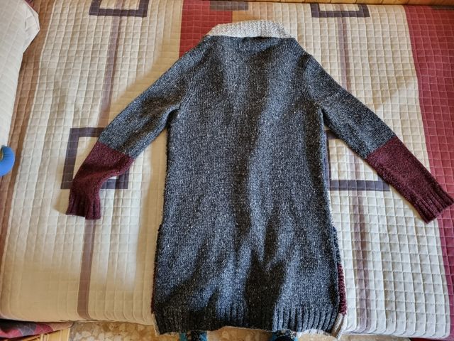 Abrigo largo de punto