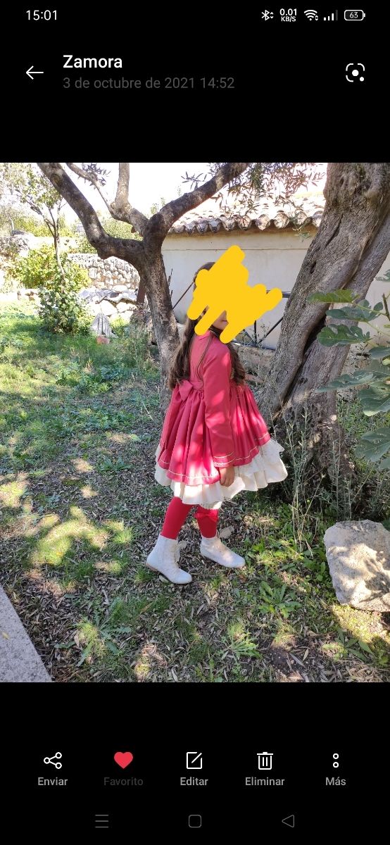 Vestido talla 8 años Meriche.