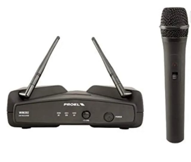 PROEL WM202M Microfono Wireless UHF Ricevitore