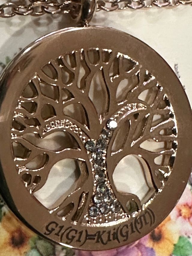 Colgante arbol de la vida con codigonde Grabovoi