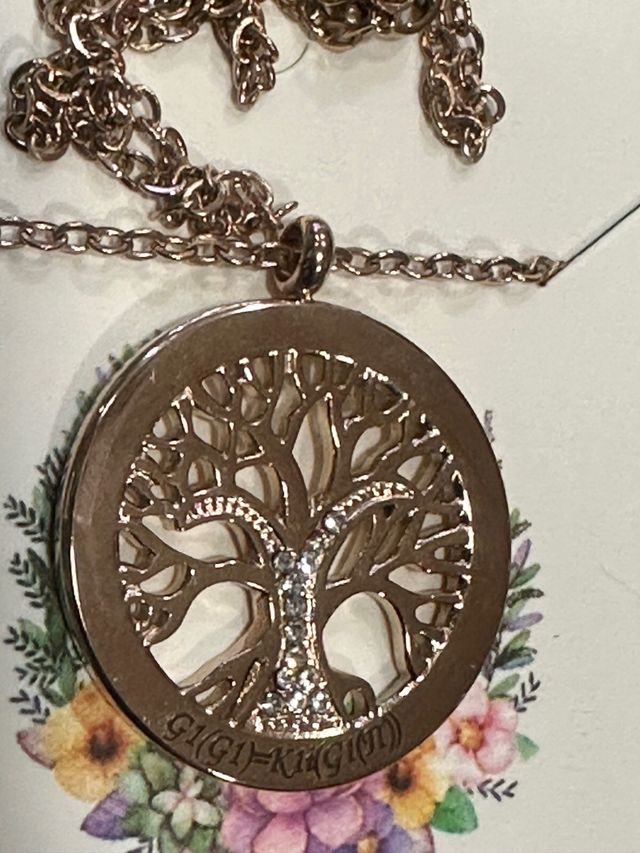 Colgante arbol de la vida con codigonde Grabovoi