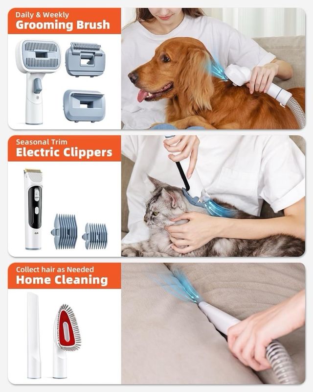 Cortapelos Aspirador Mascotas precintado