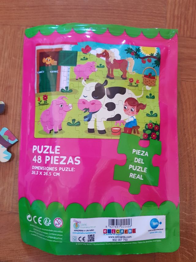 Puzle granja 48 piezas +3 años