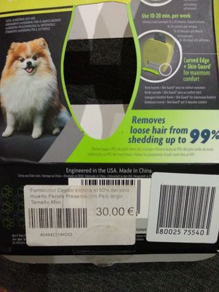 Cepillo para eliminar pelo muerto