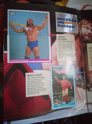 Pressing Catch WWF lucha libre album de los 90