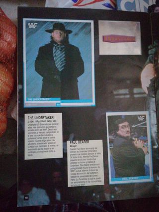 Pressing Catch WWF lucha libre album de los 90