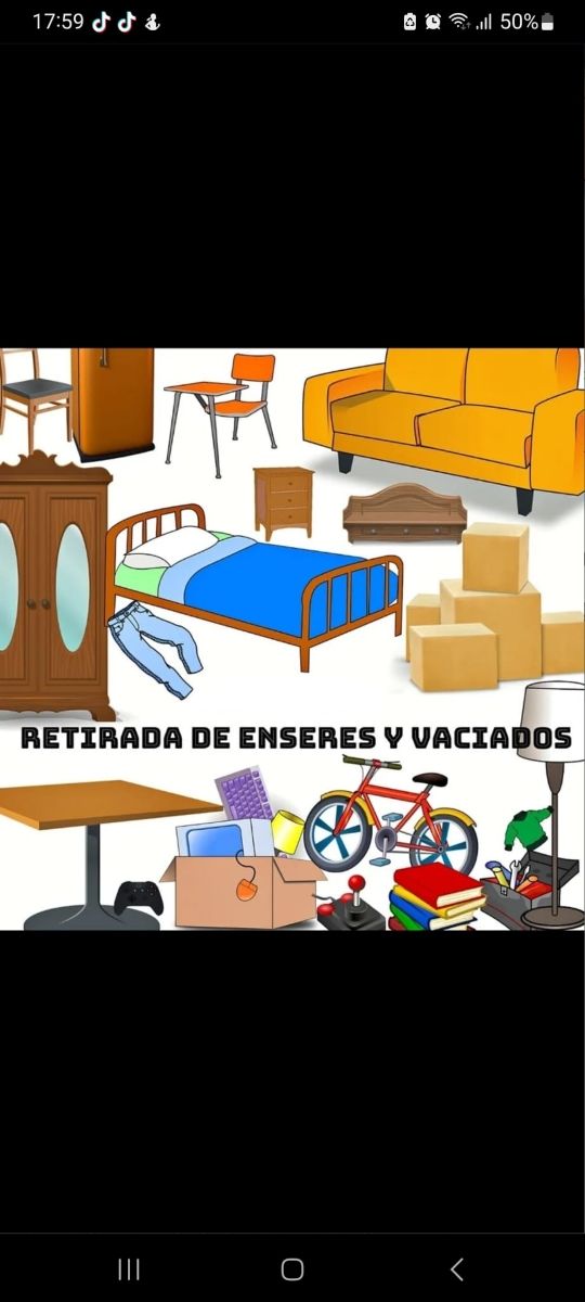 Vaciados y limpieza.