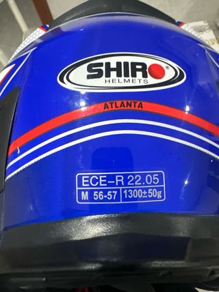 casco integral marca shiro.