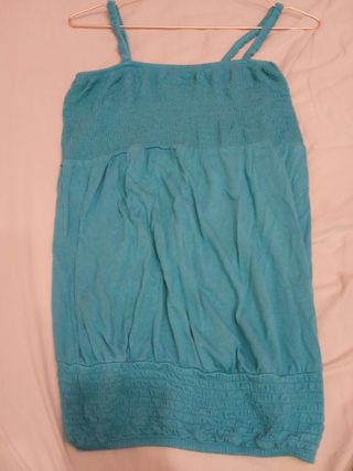 Camiseta tirantes Premamá de H&M turques