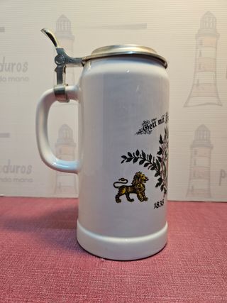 Jarra cerveza tapa - Alemania - Vintage