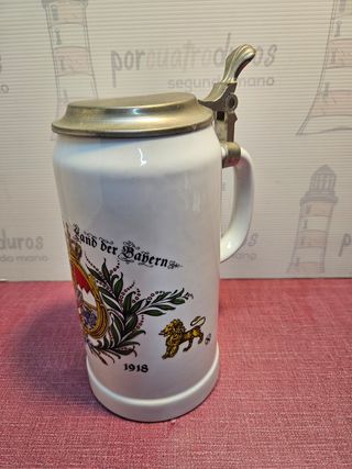 Jarra cerveza tapa - Alemania - Vintage