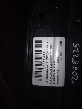 Elevalunas VW Golf VI 2010