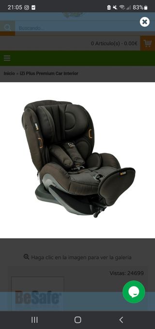 SILLA COCHE besafe IZI COMBI X4 ISOFIX