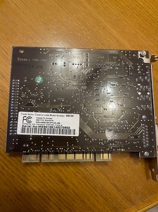 Lote tarjetas de sonido