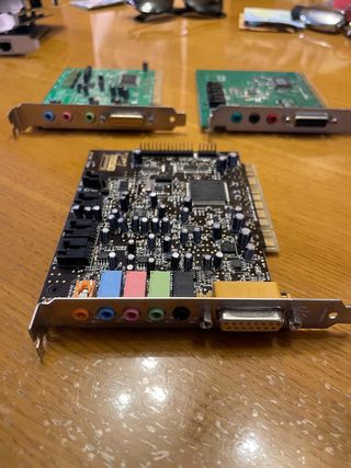 Lote tarjetas de sonido