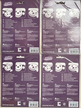 ETICHETTE ADESIVE PER CD