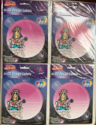 ETICHETTE ADESIVE PER CD