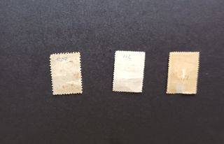 4 Sellos Portugal Diosa Ceres 1919