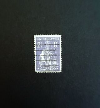 4 Sellos Portugal Diosa Ceres 1919