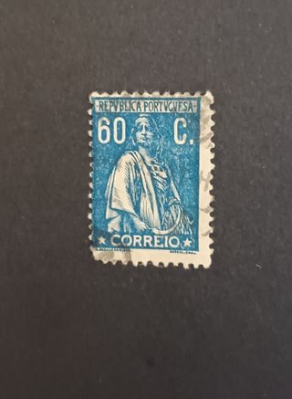 4 Sellos Portugal Diosa Ceres 1919