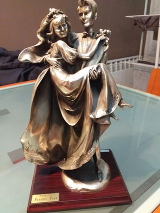 Novios baño de plata