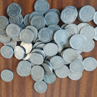 lote monedas de peseta franco y rey 97 piezas