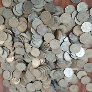 lote monedas de peseta franco y rey 97 piezas