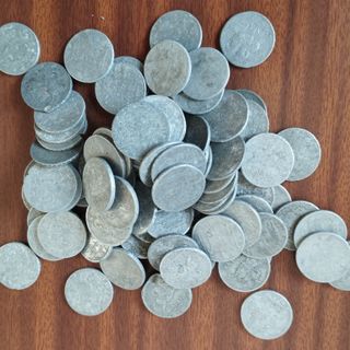 lote monedas de peseta franco y rey 97 piezas