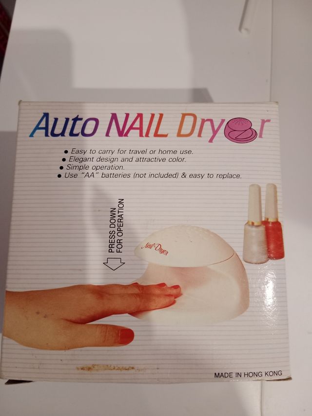 Maquina secado de uñas