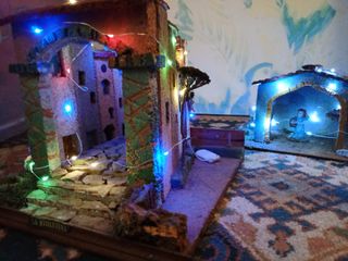 Conjunto Casas Pesebre Belén