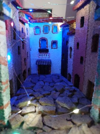 Conjunto Casas Pesebre Belén