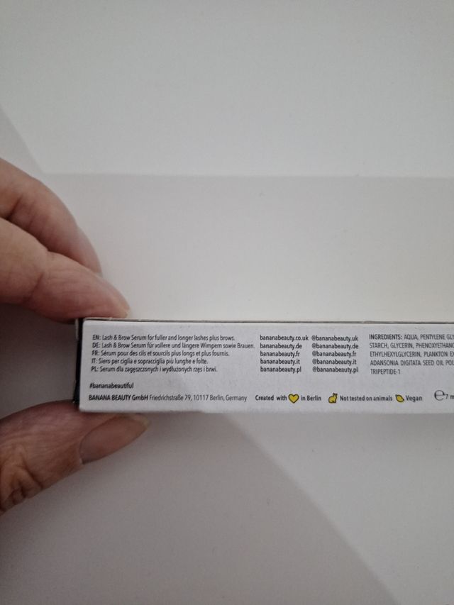 Siero ciglia sopracciglia Banana Beauty