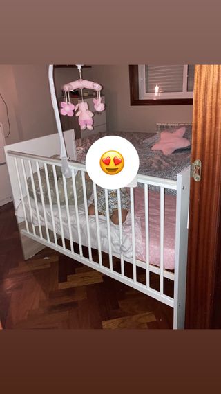 cuna colecho + colchón