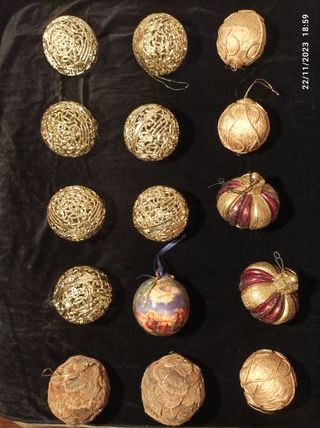 Bolas de Navidad. Lote de 40 unidades.