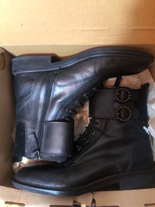 Botines piel Zara