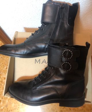Botines piel Zara