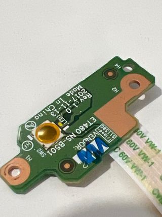 thinkpad t480 boton encendido