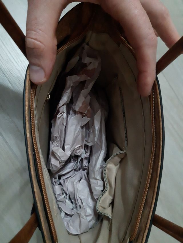 Borsa a spalla in sughero