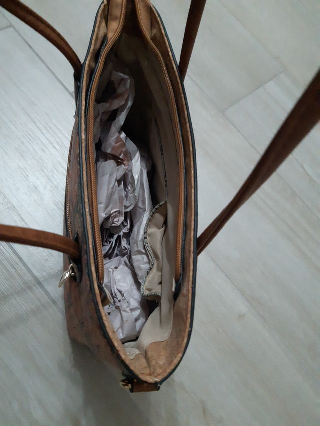 Borsa a spalla in sughero