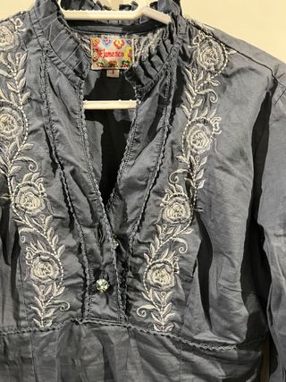 camisa o blusas mujer manga larga