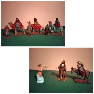 Figura Belén 9 10 cm huida Egipto Reyes Magos