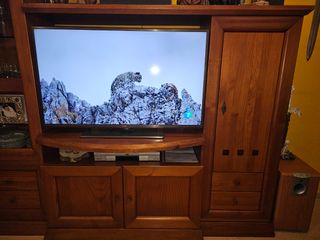 Mueble de salón y mesa con sillas(precio es ambas)