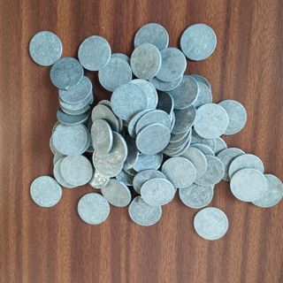 50 MONEDAS ALUMINIO 10 CENTIMOS 1940-53 FRANCO