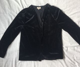 Americana terciopelo negra. El corte ingles