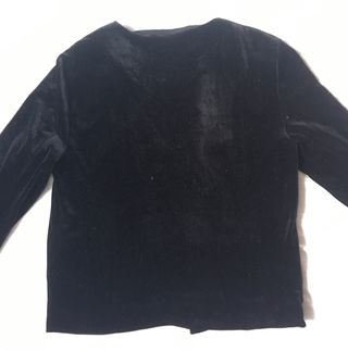 Americana terciopelo negra. El corte ingles