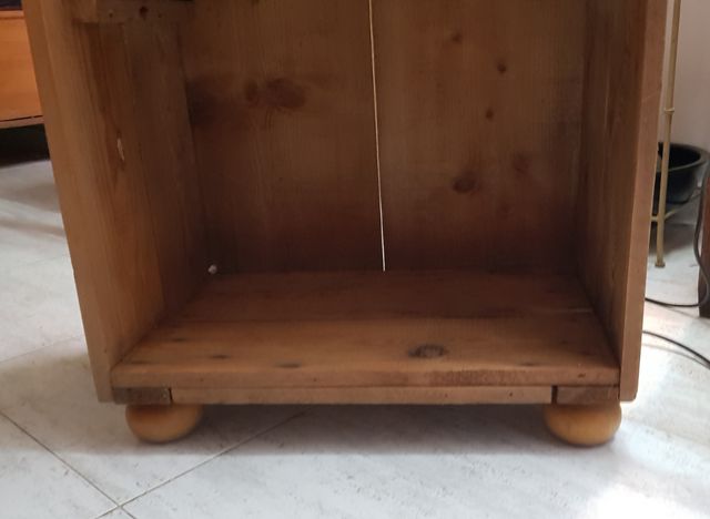 ESTANTE DE MADERA ANTIGUO 34,5×55×86cm alto