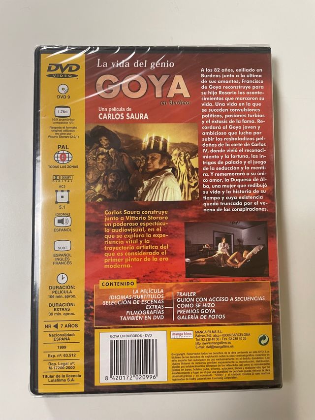 Colección DVDs #19 CARLOS SAURA Pack 10 DVDs