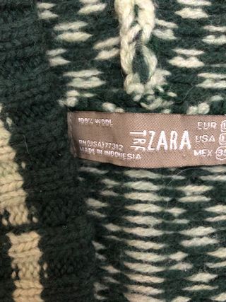 Chaqueta de lana Zara L