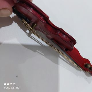 Miniatura de violín y arco madera y gafa