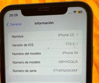 Iphone XR 128 GB azul cielo